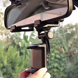 Universal 360° Car Mobile Phone Holder for Rearview Mirror | Long Neck Adjustable Phone Mount