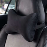 ZEXT Car Neck Rest Pillow Pack of 2 | Soft Velvet Headrest Cushion for Comfortable Travel