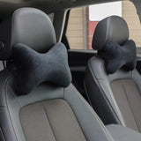 ZEXT Car Neck Rest Pillow Pack of 2 | Soft Velvet Headrest Cushion for Comfortable Travel